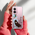 Flower Fusion Customize Transparent Silicon Case For Realme 13 Pro 5G