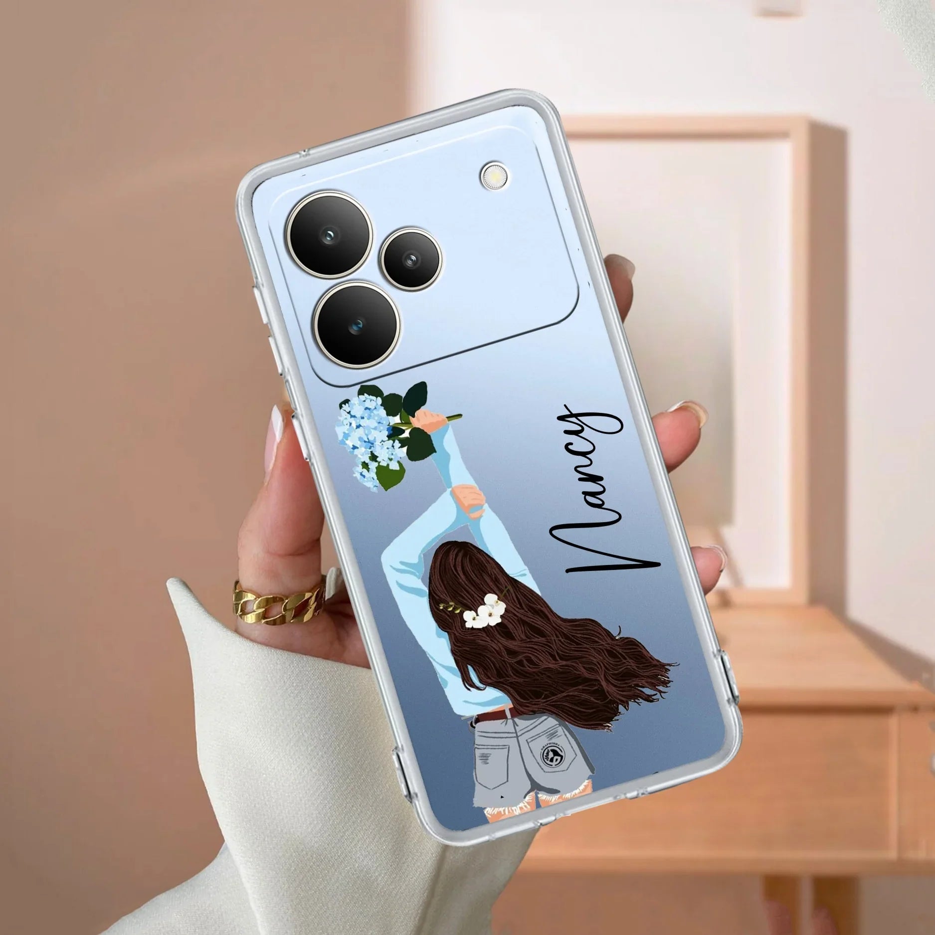 Flower Fusion Customize Transparent Silicon Case For Realme/Narzo - ShopOnCliQ