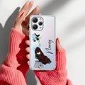 Flower Fusion Customize Transparent Silicon Case For Redmi 12 4G