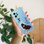 Flower Fusion Customize Transparent Silicon Case For Redmi Note 12 4G