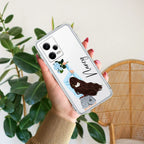 Flower Fusion Customize Transparent Silicon Case For Redmi Note 15 Pro Plus 5G