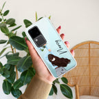 Flower Fusion Customize Transparent Silicon Case For Vivo V30 5G