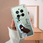 Flower Fusion Customize Transparent Silicon Case For Vivo X200 Pro 5G