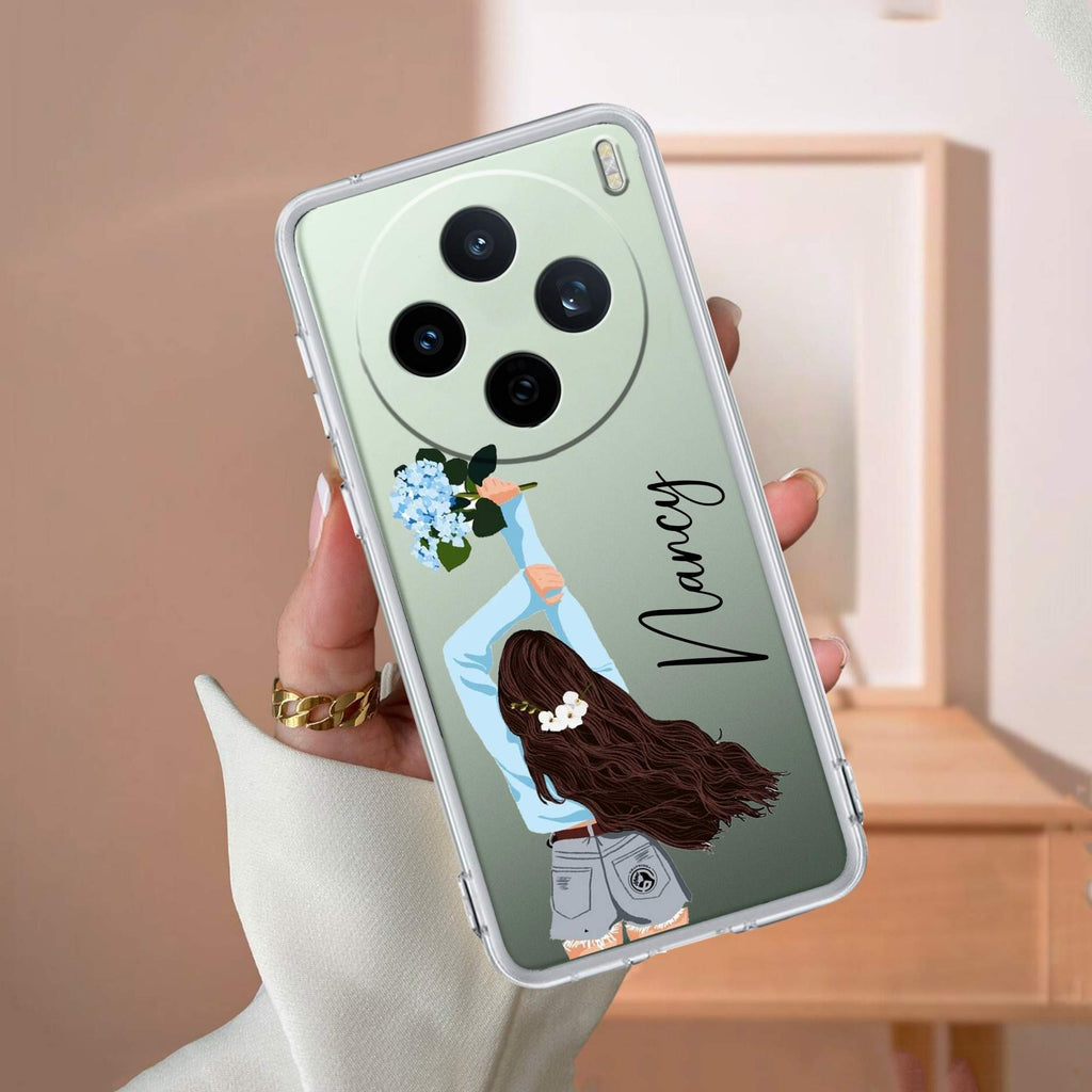 Flower Fusion Customize Anti Yellow Case For Vivo X200T 5G