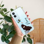 Flower Fusion Customize Anti Yellow Case For Vivo Y29 5G