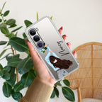 Flower Fusion Customize Transparent Silicon Case For Vivo V40 5G
