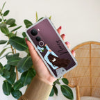 Flower Fusion Customize Transparent Silicon Case For Vivo T1x