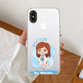 Future Doctor Customize Anti Yellow Clear Case For iPhone XR