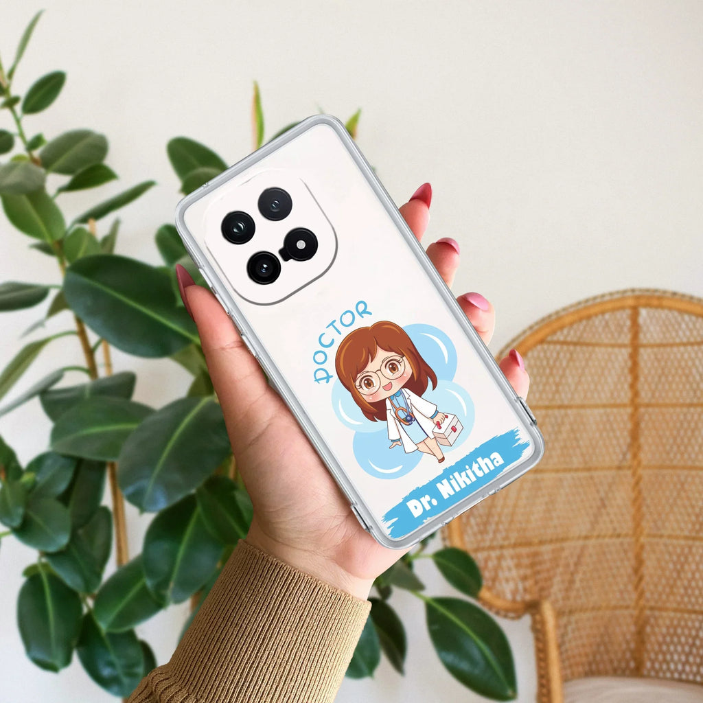 Future Doctor Customize Transparent Silicon Case For iQOO 15 5G