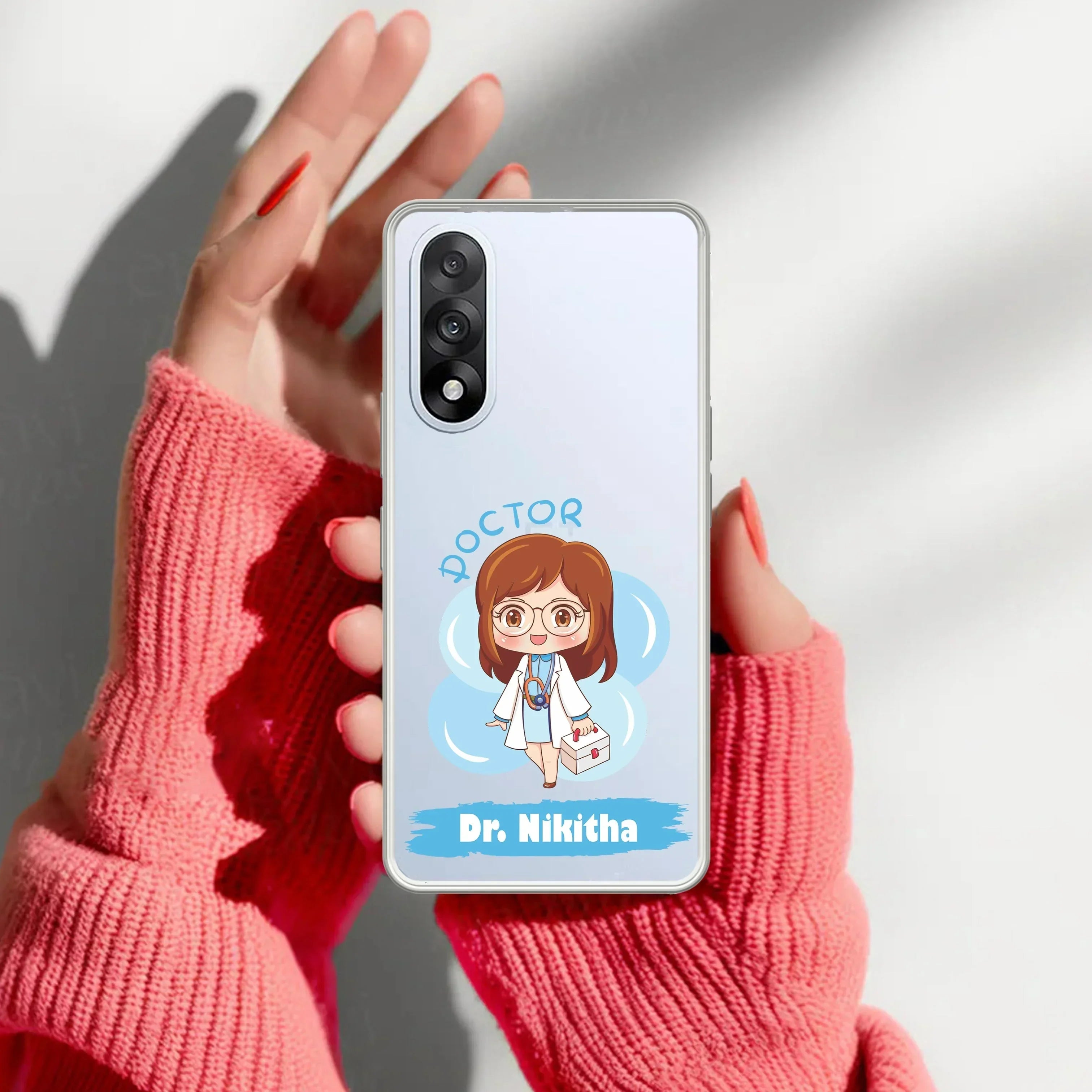 Future Doctor Customize Transparent Silicon Case For OnePlus - ShopOnCliQ