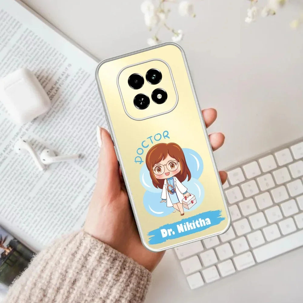 Future Doctor Customize Anti Yelllow Case For Realme C63 5G