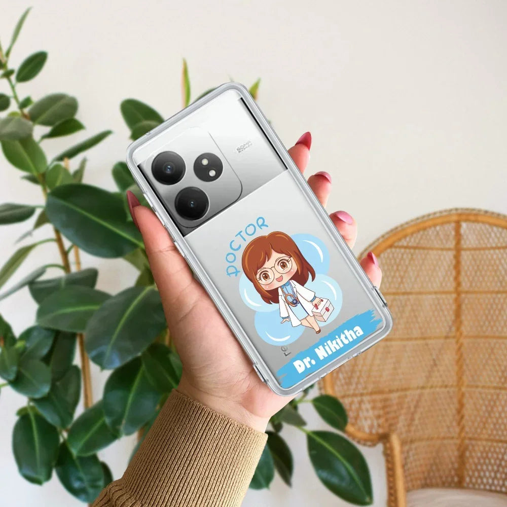 Future Doctor Customize Anti Yelllow Case For Realme GT 6T 5G