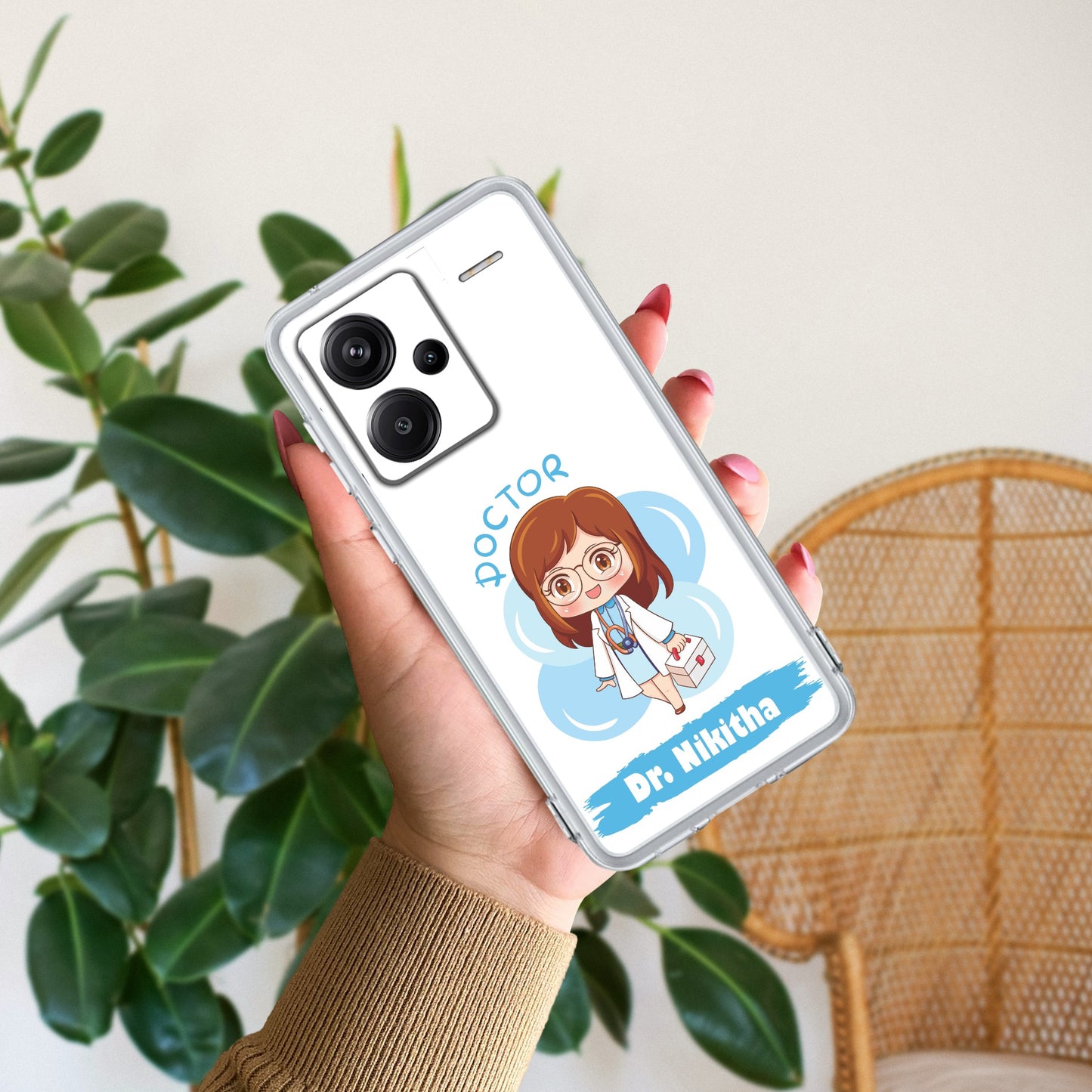 Future Doctor Customize Transparent Silicon Case For Redmi/Xiaomi