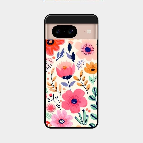Garden of Delights Glass Case Cover For Google Pixel 8 5G