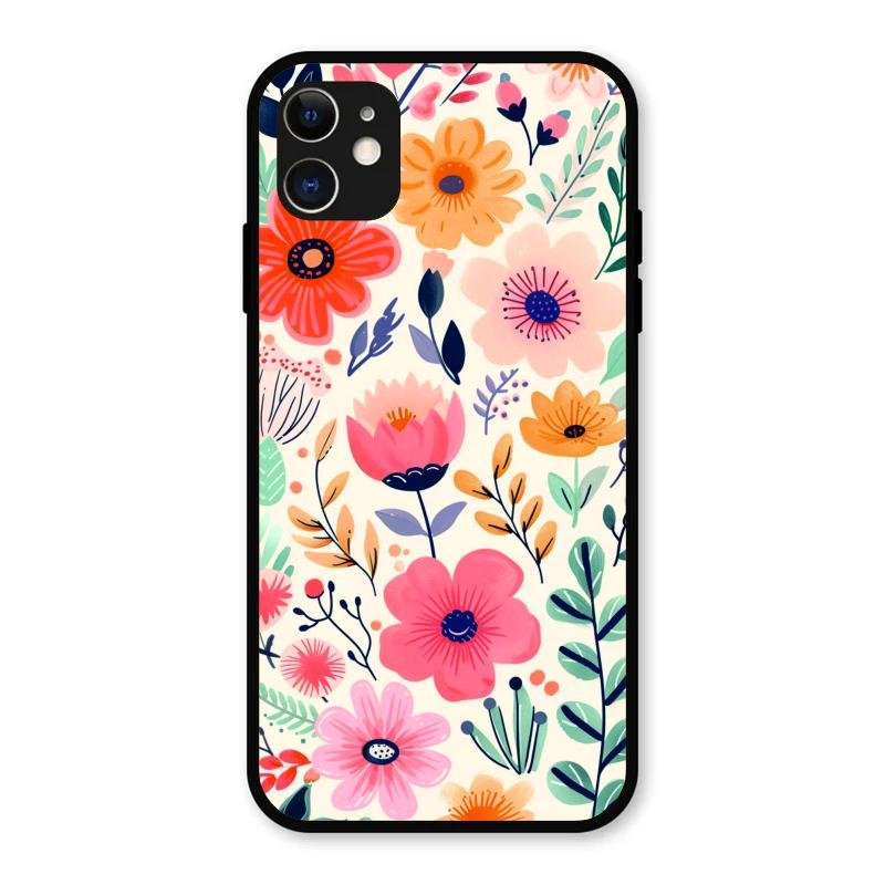 Garden of Delights Glass Case Cover For iPhone 11