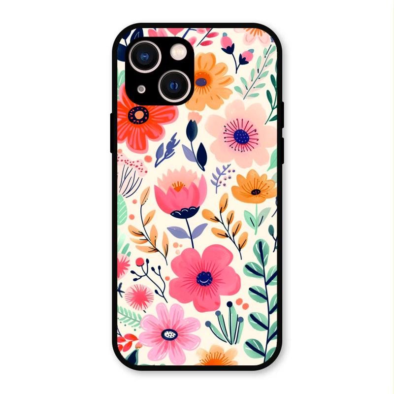 Garden of Delights Glass Case Cover For iPhone 13