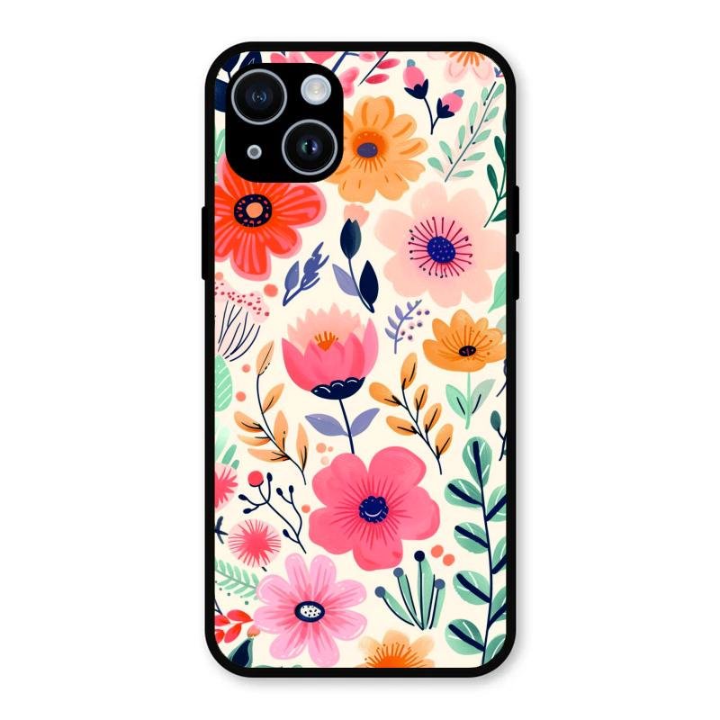 Garden of Delights Glass Case Cover For iPhone 14 Plus