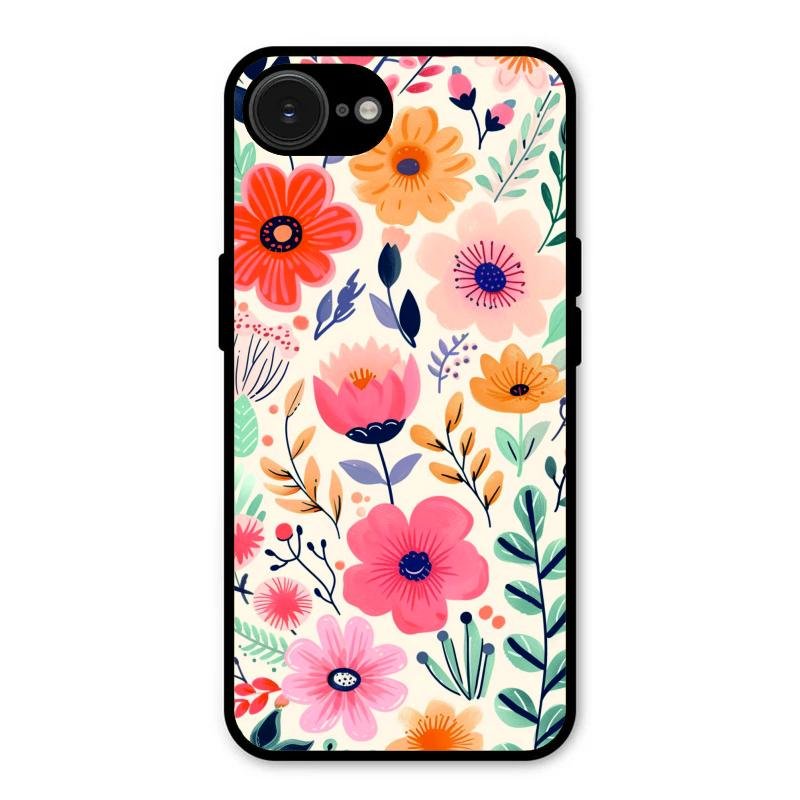 Garden of Delights Glass Case Cover For iPhone 16e