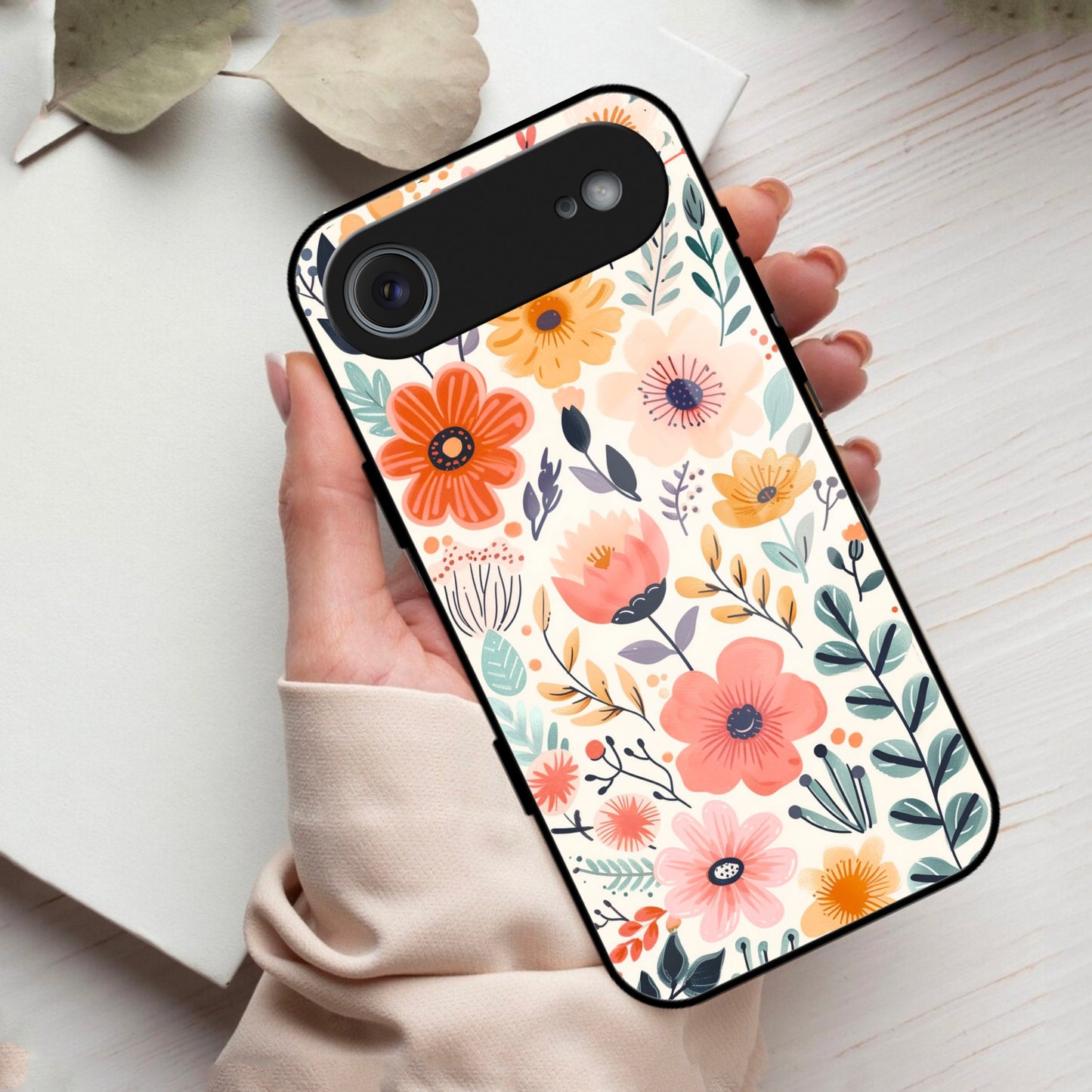 Garden of Delights Glass Case Cover For iPhone