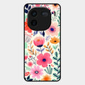 Garden of Delights Glass Case Cover For Iqoo 12 5G
