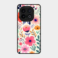 Garden of Delights Glass Case Cover For Iqoo 13 5G