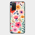 Garden of Delights Glass Case Cover For Iqoo 3 5G