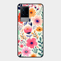 Garden of Delights Glass Case Cover For Iqoo 9 5G