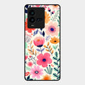 Garden of Delights Glass Case Cover For Iqoo 9T 5G