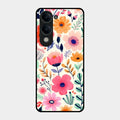 Garden of Delights Glass Case Cover For Iqoo Z10 Lite