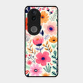 Garden of Delights Glass Case Cover For Iqoo Z10R