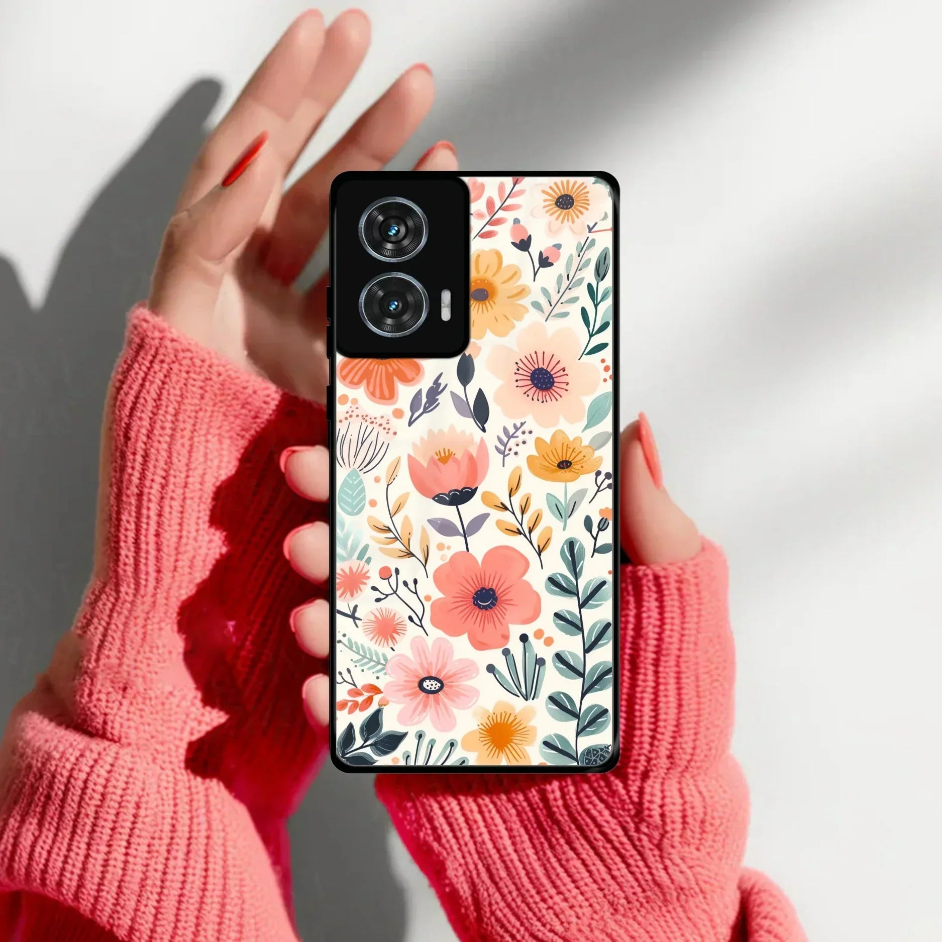 Garden of Delights Glass Case Cover For Motorola - ShopOnCliQ