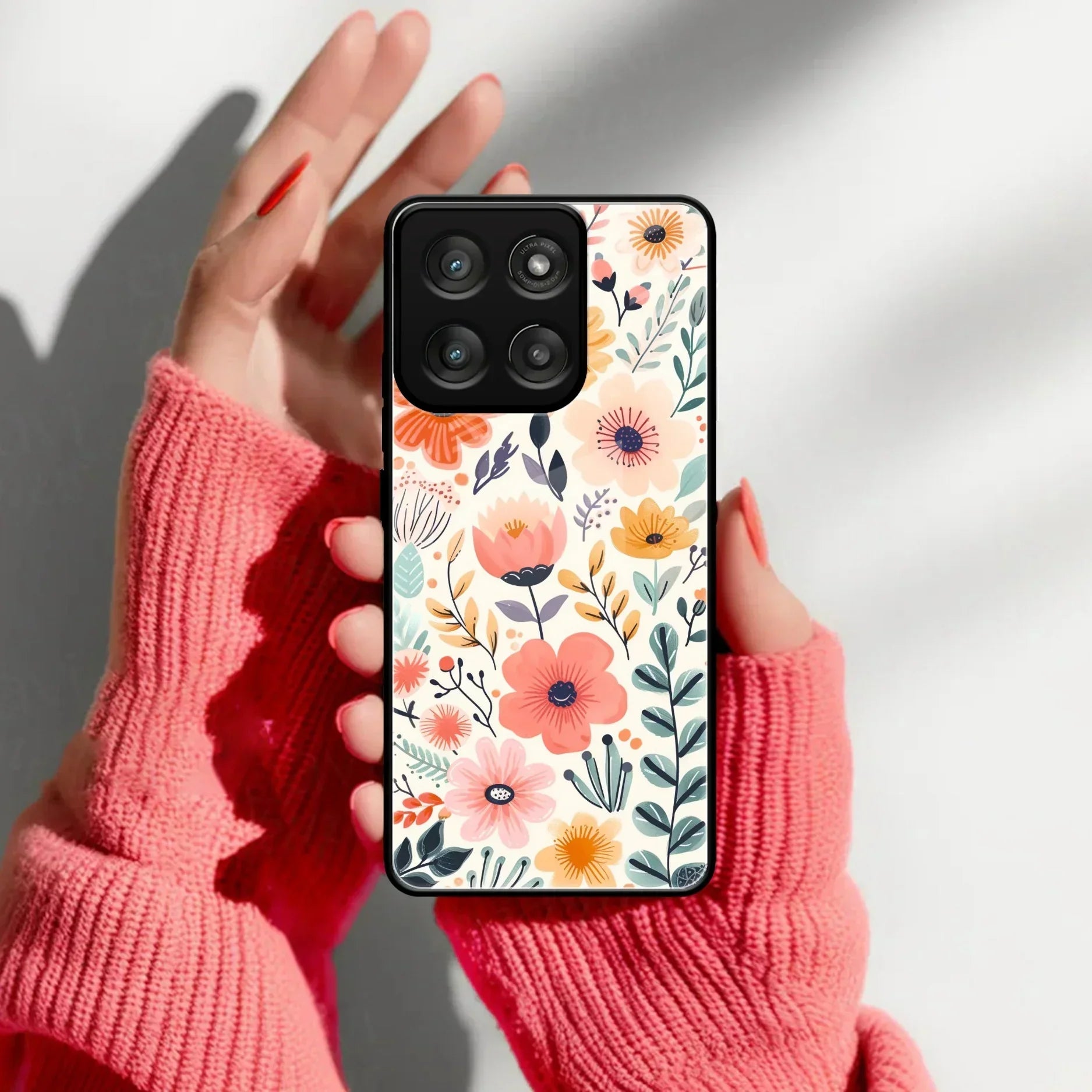 Garden of Delights Glass Case Cover For Motorola - ShopOnCliQ
