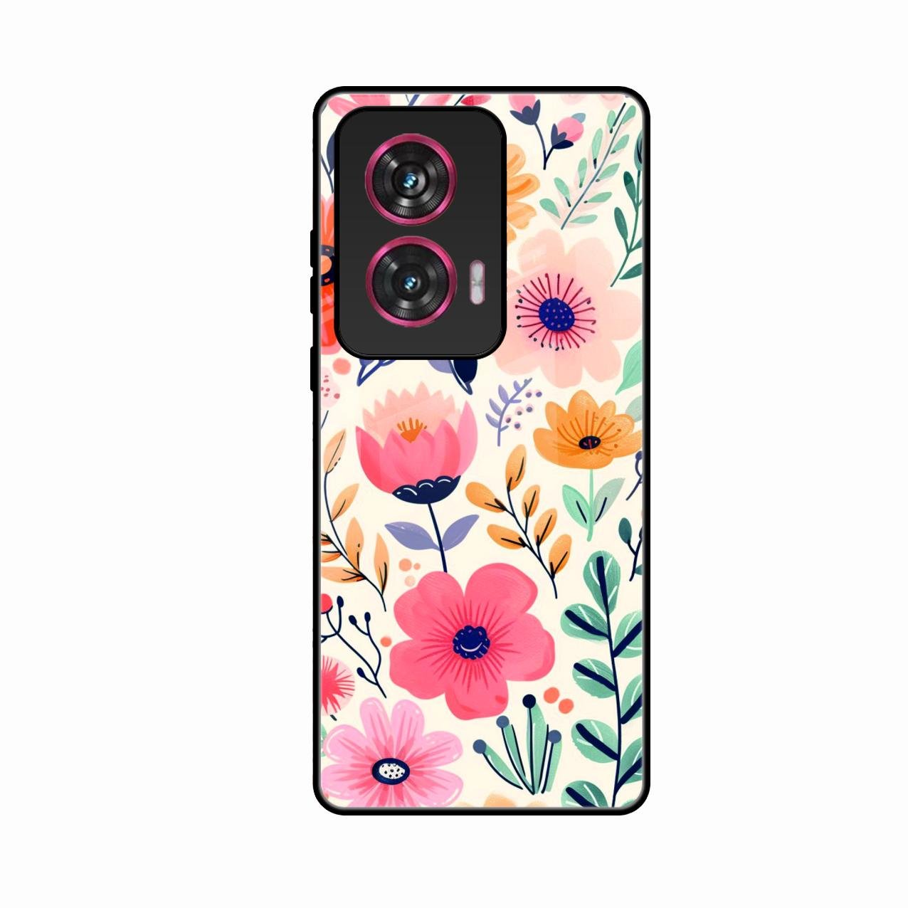 Garden of Delights Glass Case Cover For Motorola G96 5G