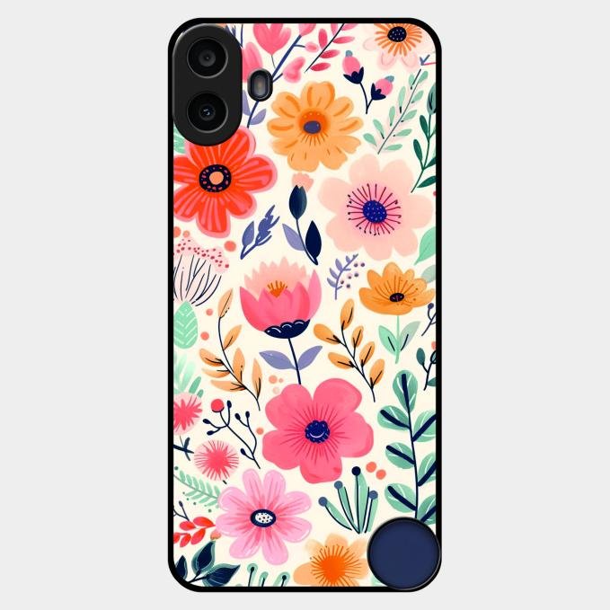 Garden of Delights Glass Case Cover For Nothing Cmf Phone 1