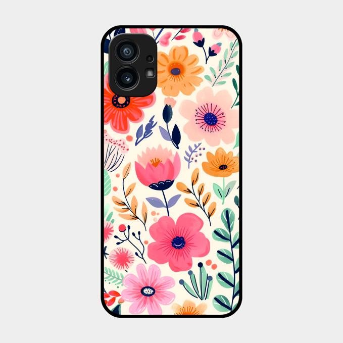 Garden of Delights Glass Case Cover For Nothing Phone 1