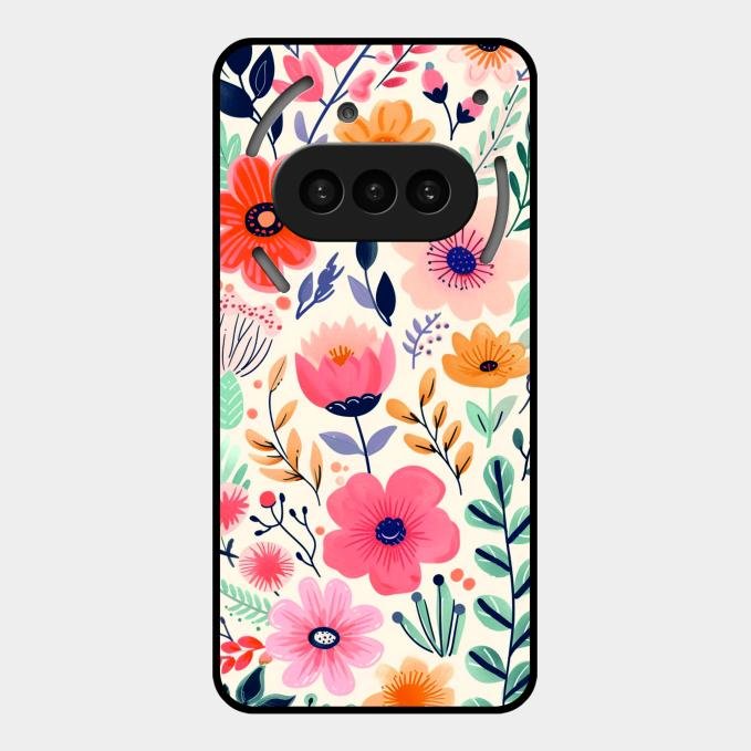 Garden of Delights Glass Case Cover For Nothing Phone 3A 5G