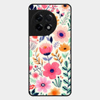 Garden of Delights Glass Case Cover For Oneplus 11R 5G