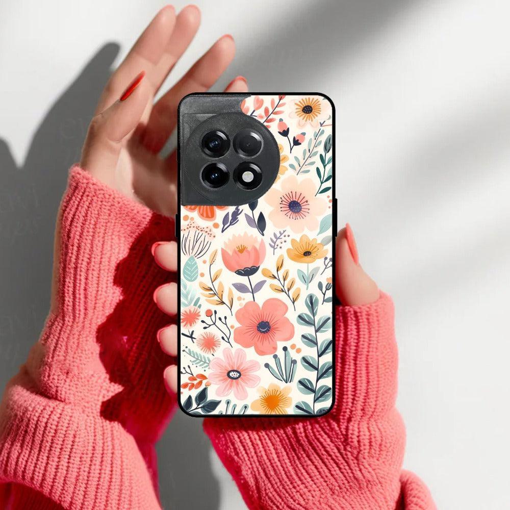Garden of Delights Glass Case Cover For OnePlus - ShopOnCliQ