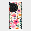 Garden of Delights Glass Case Cover For Oneplus 12R 5G