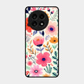 Garden of Delights Glass Case Cover For Oneplus 13R 5G