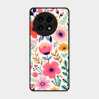 Garden of Delights Glass Case Cover For Oneplus 13R 5G