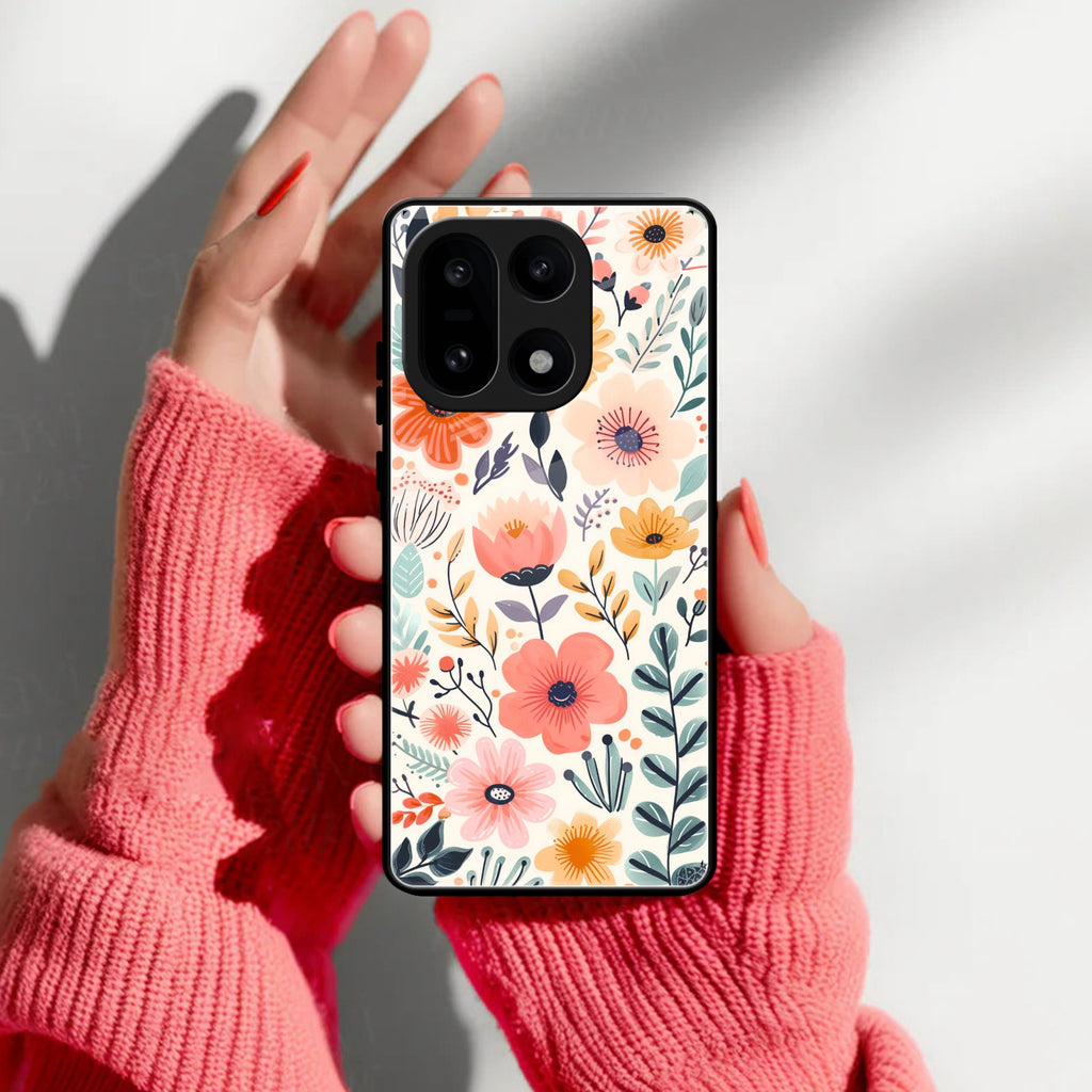 Garden of Delights Glass Case Cover For OnePlus 15 5G