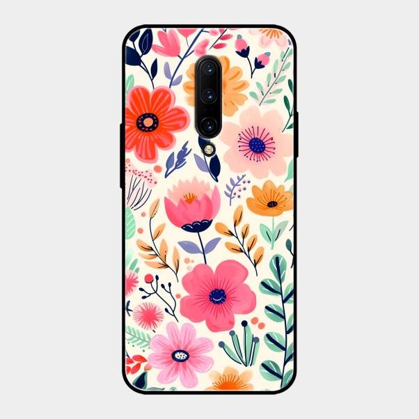 Garden of Delights Glass Case Cover For Oneplus 7 Pro