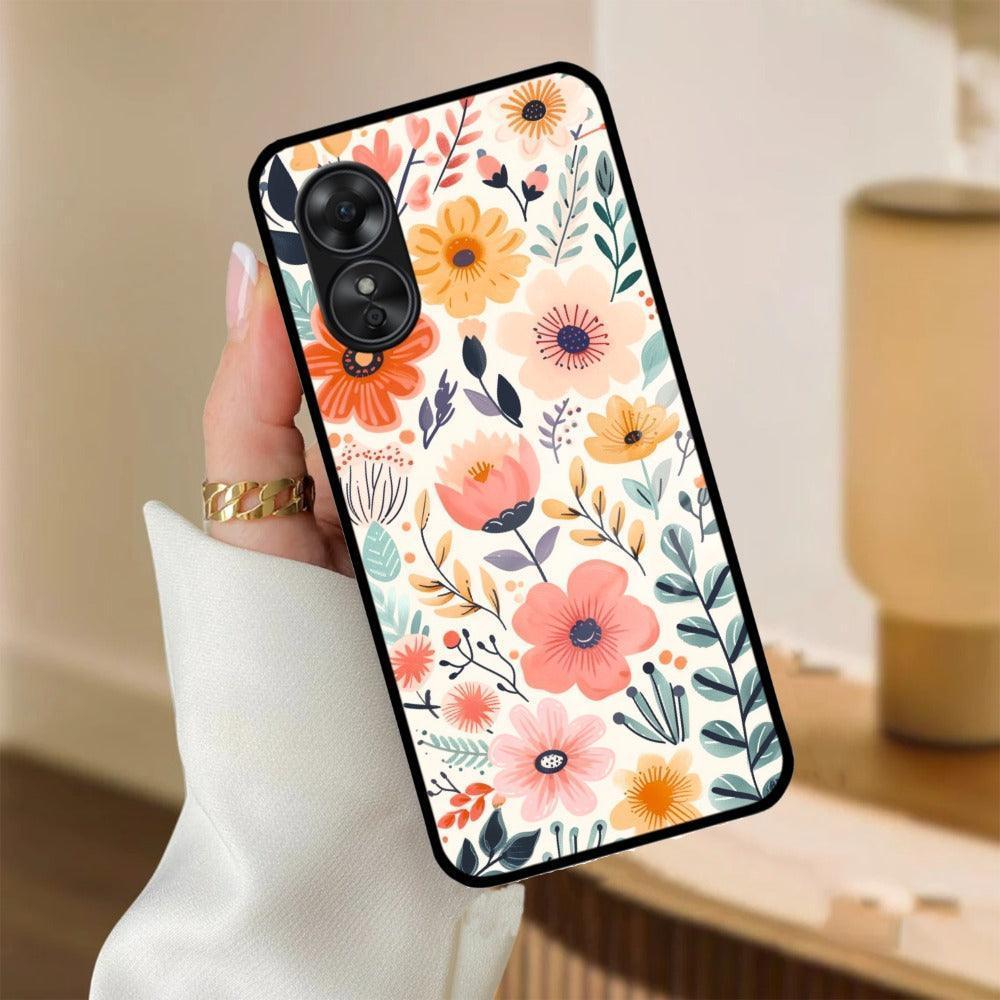 Garden of Delights Glass Case Cover For Oppo - ShopOnCliQ