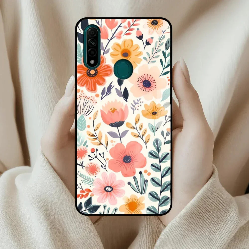 Garden of Delights Glass Case Cover For Oppo - ShopOnCliQ