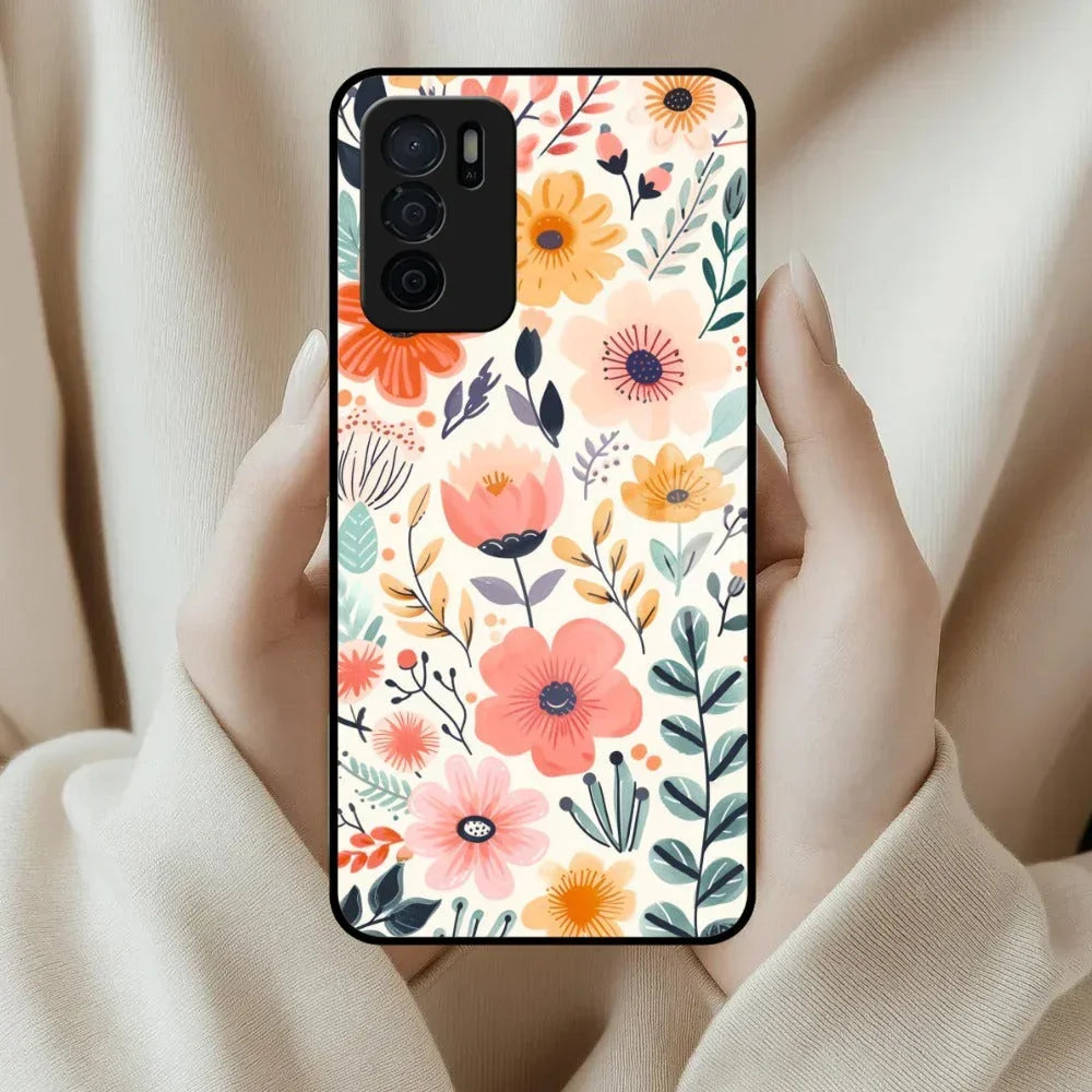 Garden of Delights Glass Case Cover For Oppo - ShopOnCliQ