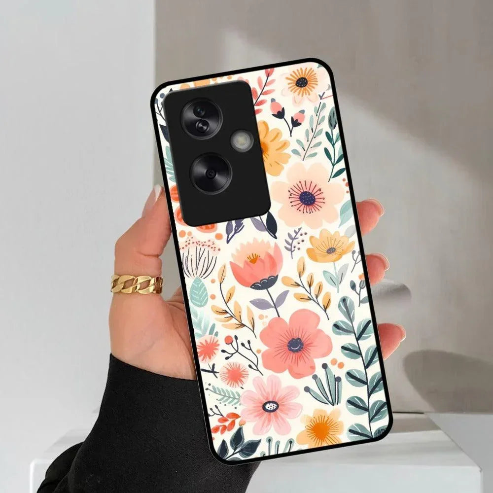 Garden of Delights Glass Case Cover For Oppo - ShopOnCliQ