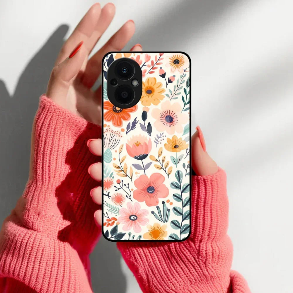 Garden of Delights Glass Case Cover For Oppo - ShopOnCliQ
