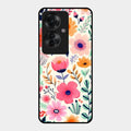 Garden of Delights Glass Case Cover For Oppo F25 Pro 5G