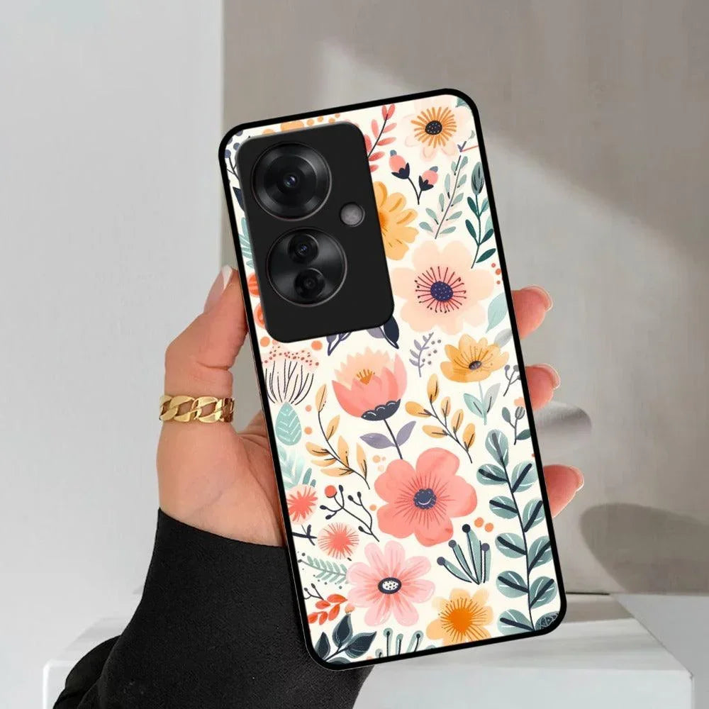Garden of Delights Glass Case Cover For Oppo - ShopOnCliQ